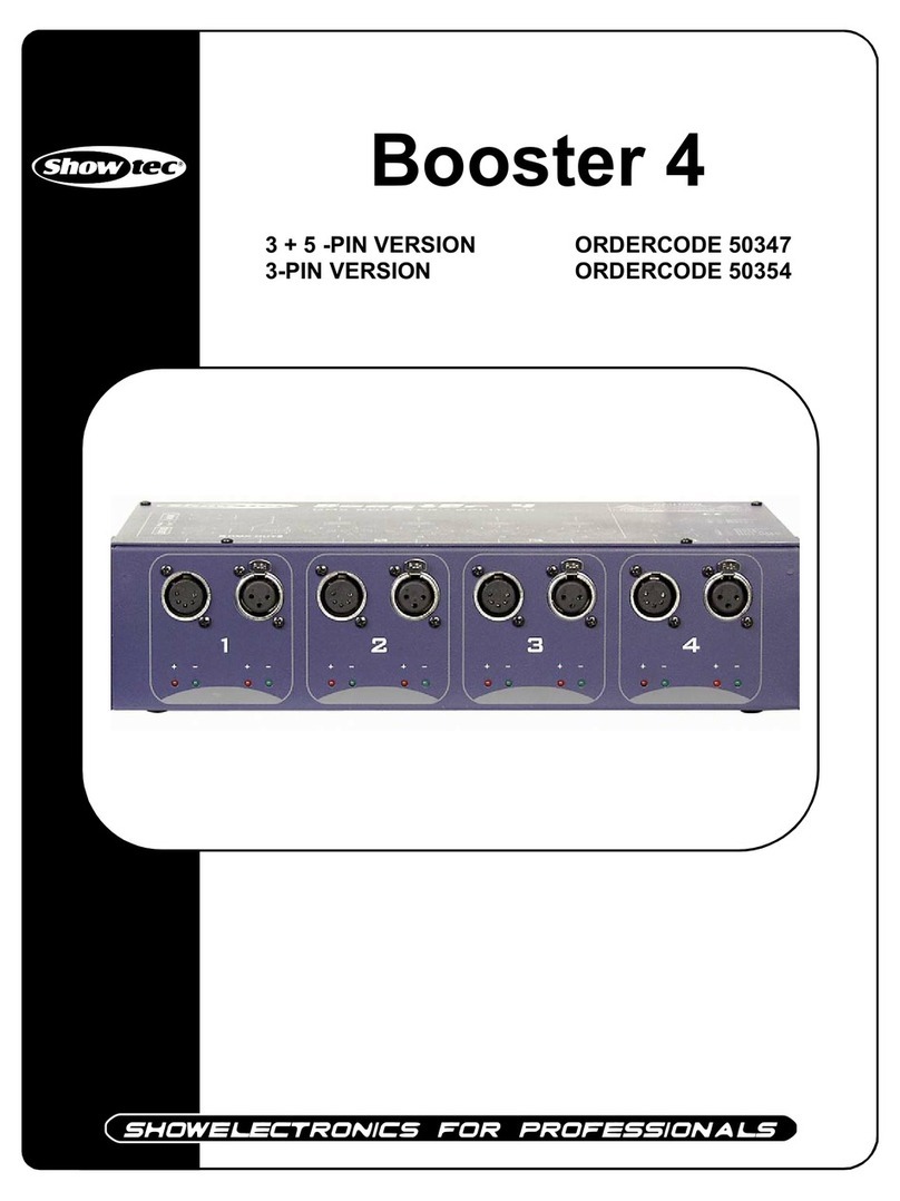 Show Tec Booster 4 Manuel utilisateur
