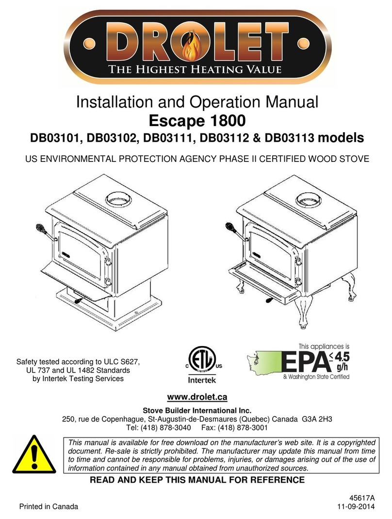 Drolet DB03101 Manuel utilisateur