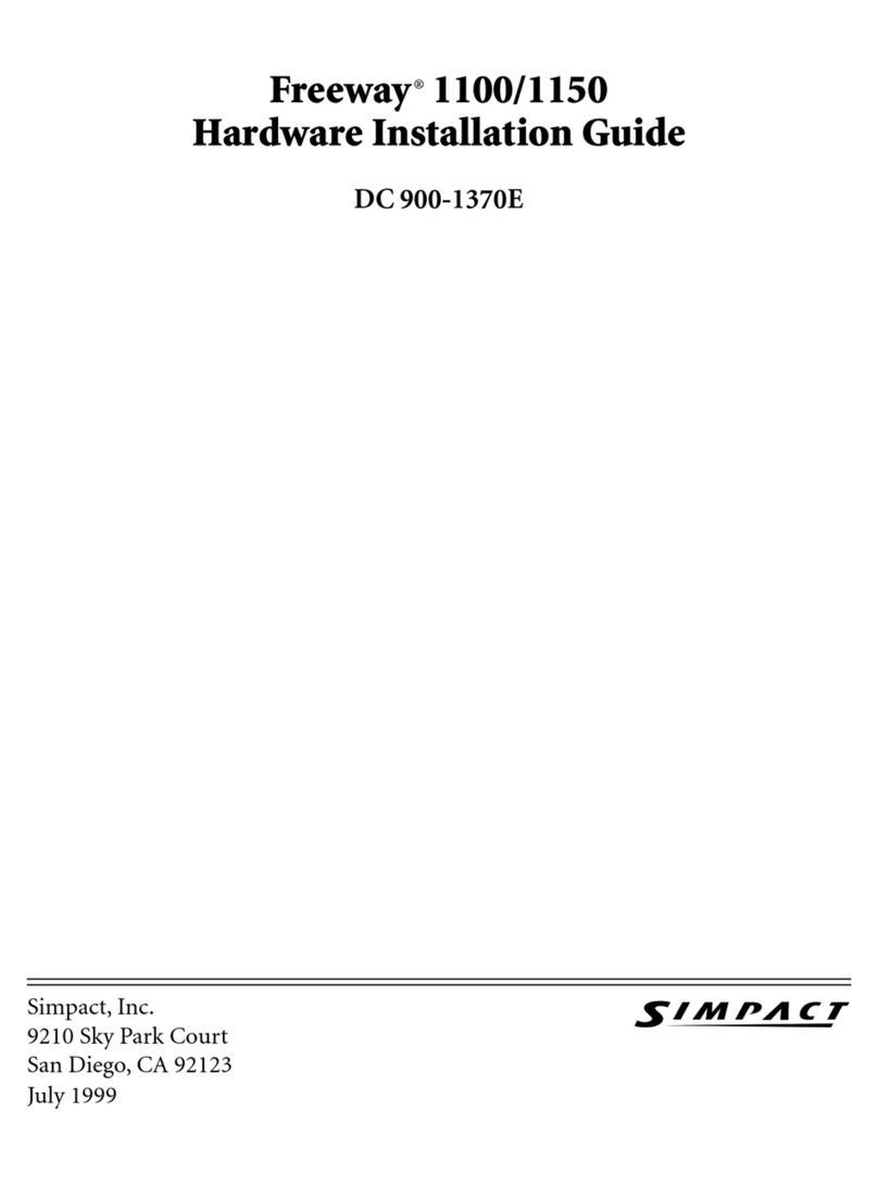 Simpact Freeway 1100 Manuel