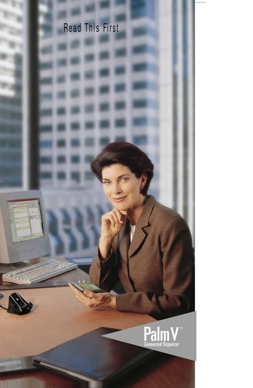 Palm Computing Palm V Manuel utilisateur
