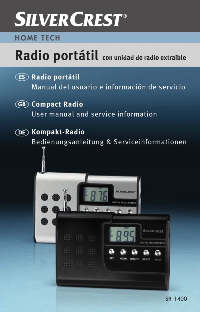 Silvercrest SR-1400 Manuel utilisateur