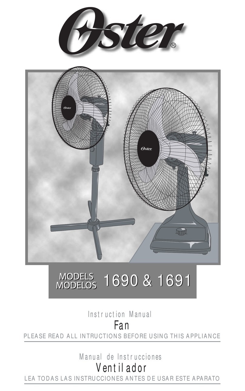 Oster 1690 Manuel utilisateur