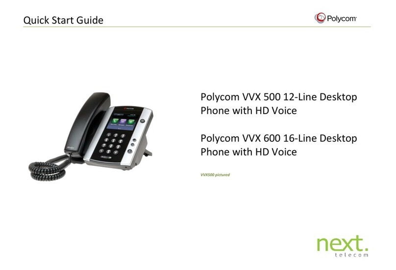 Polycom VVX 600 series Manuel utilisateur