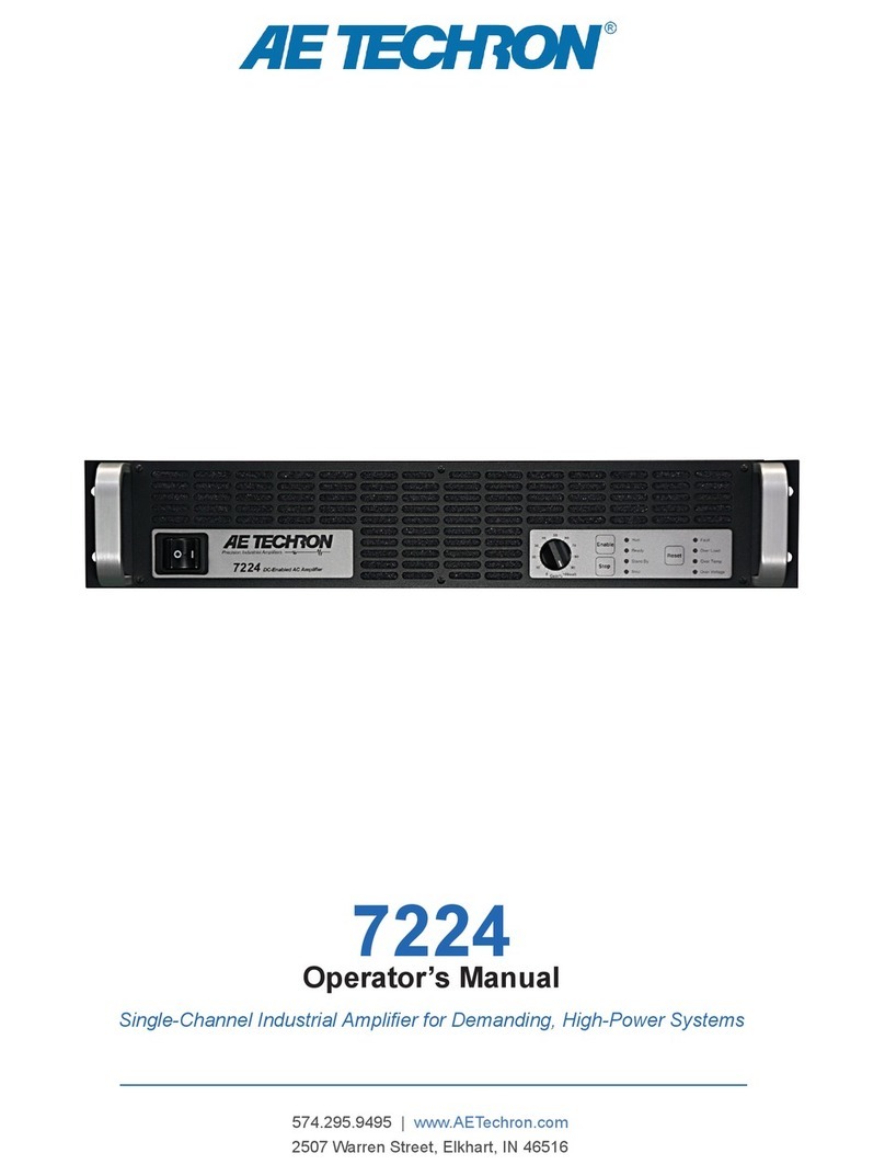 Aetechron 7224 Manuel utilisateur