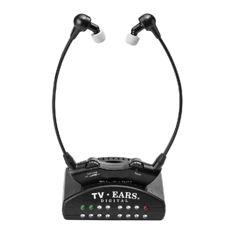 TV Ears Digital System Manuel utilisateur