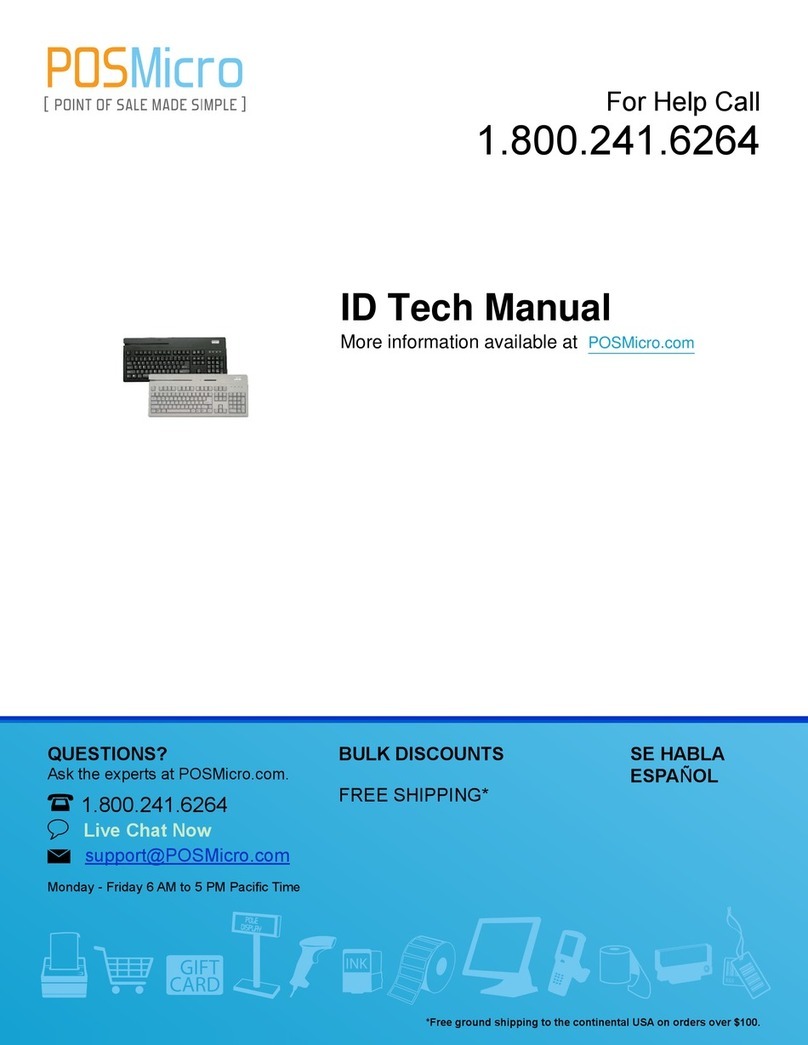 IDTECH VERSAKEY Manuel utilisateur