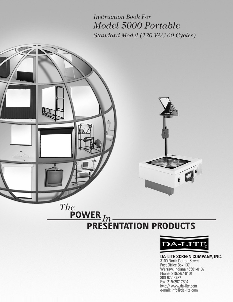 Da-Lite 5000 Manuel utilisateur