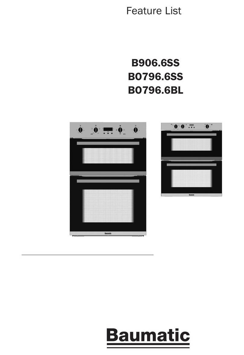 Baumatic B906.6SS Manuel utilisateur