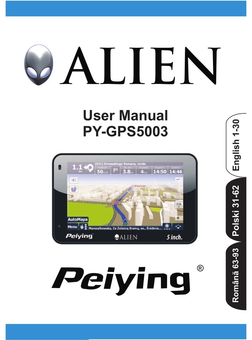 Alien PY-GPS5003 Manuel utilisateur