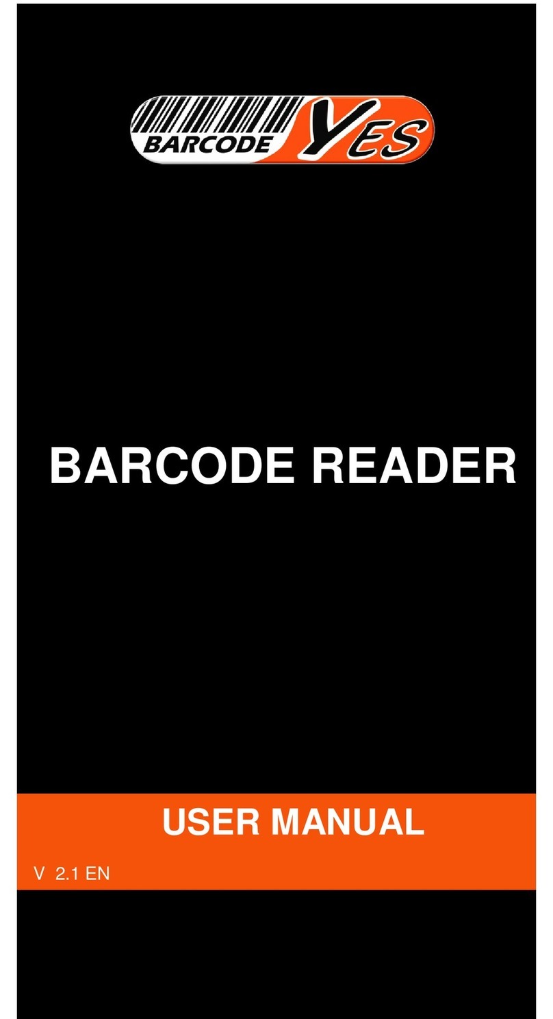 Bracodeyes BARCODE READER Manuel utilisateur