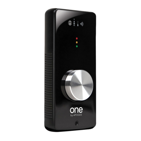Apogee ONE Manuel utilisateur