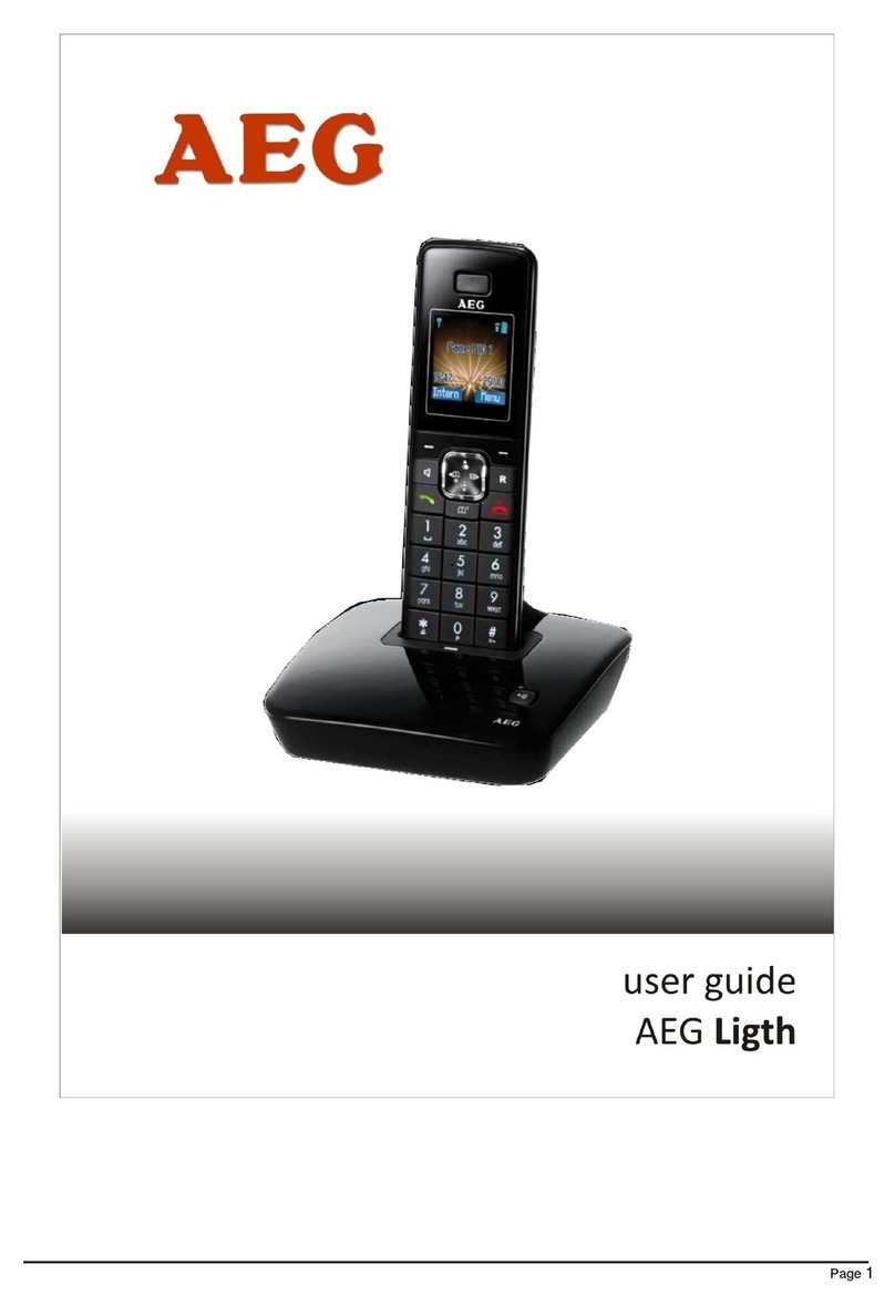AEG Light Manuel utilisateur
