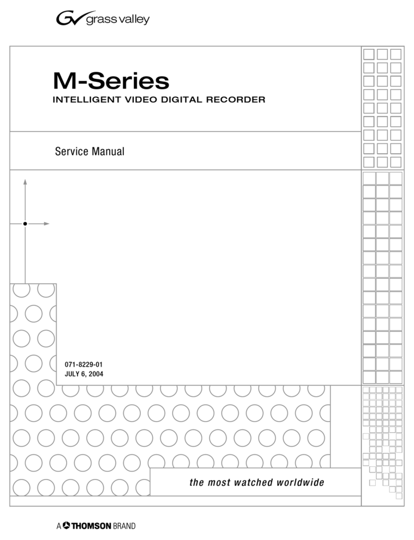 GRASS VALLEY M-Series Manuel utilisateur