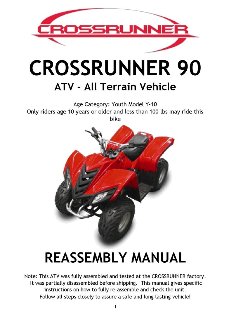 CROSSRUNNER 90 Instructions d'installation CROSSRUNNER 90 Instructions d'installation