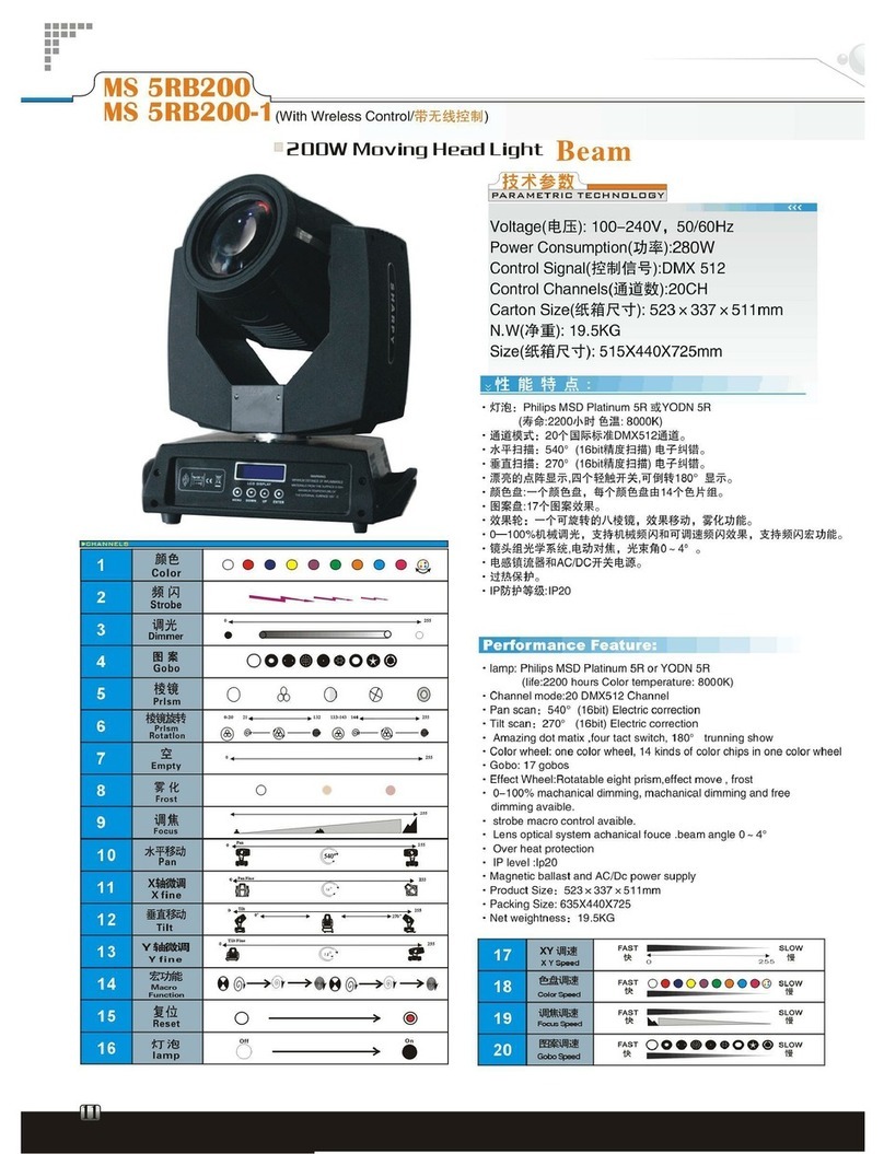SHARPY MS 5RB200-1 Manuel utilisateur