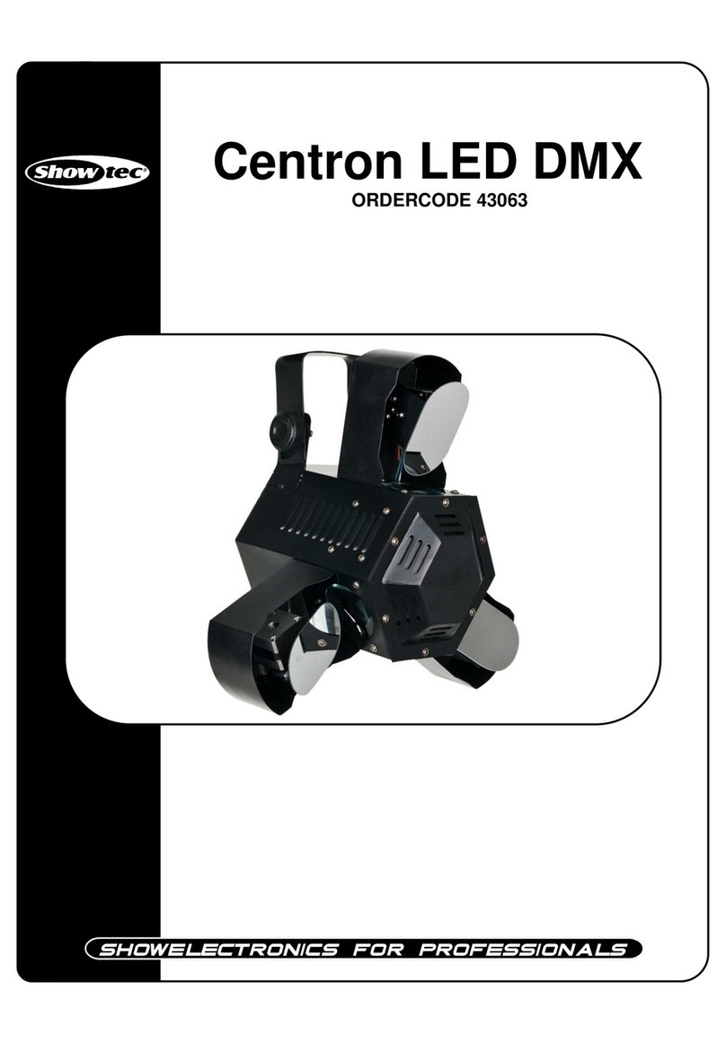 Show Tec Centron LED DMX Manuel utilisateur