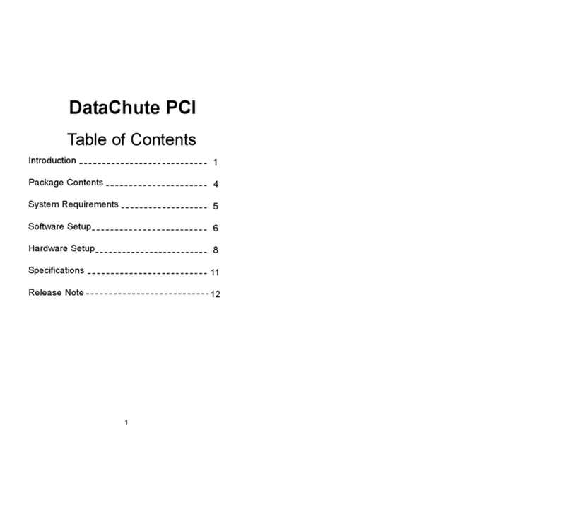 Antec DataChute PCI Manuel utilisateur