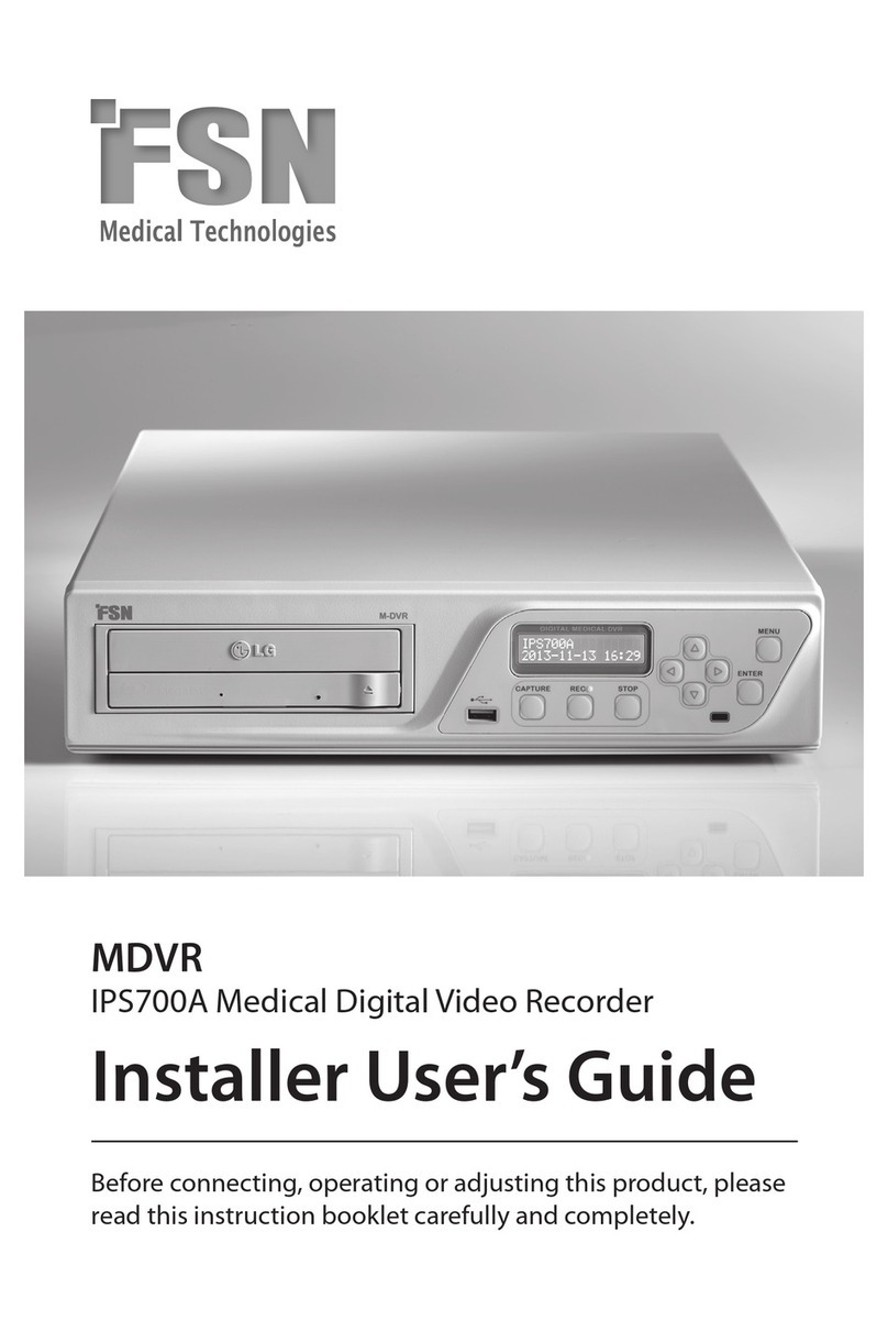 FSN MDVR IPS700A Instructions d'installation et d'entretien