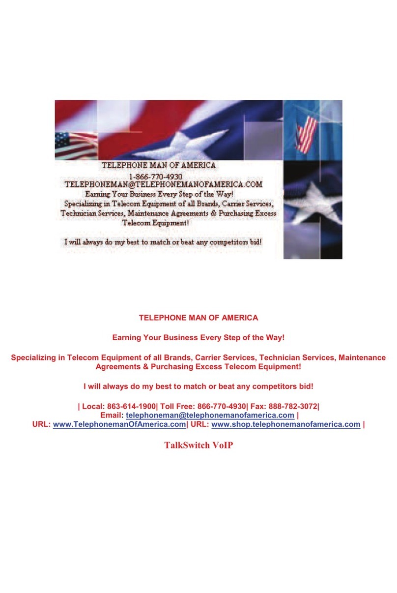 Talkswitch Telephone System Mode d’emploi