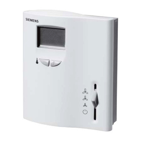 Siemens RDF20U Manuel utilisateur Siemens RDF20U Manuel utilisateur