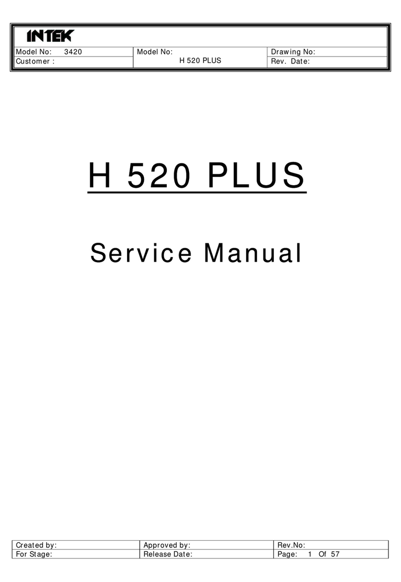 Intek H-520 PLUS Manuel utilisateur