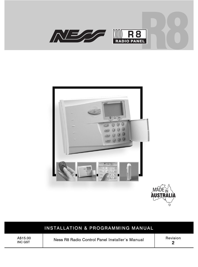 Ness R8 Guide de l'utilisateur Ness R8 Guide de l'utilisateur