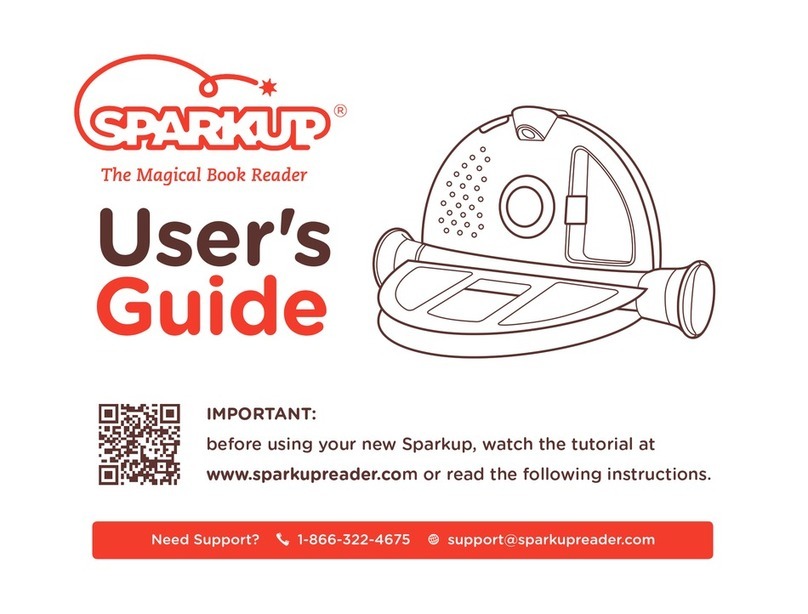 Sparkup e-Reader Manuel utilisateur