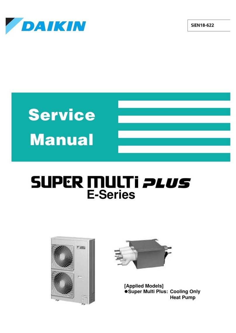 Daikin Super Multi Plus E-Series Manuel utilisateur