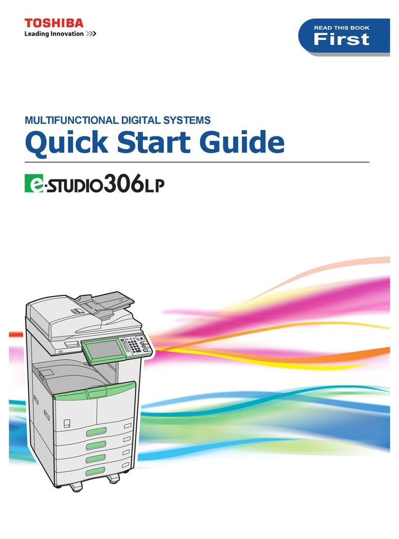 Toshiba E-studio306lp Manuel utilisateur