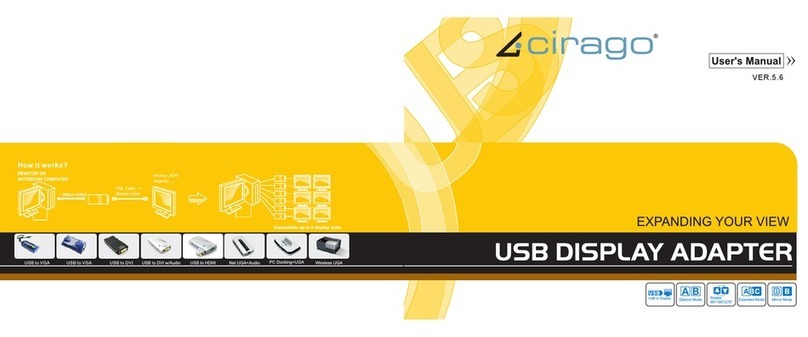 Cirago UDA2000 Manuel utilisateur