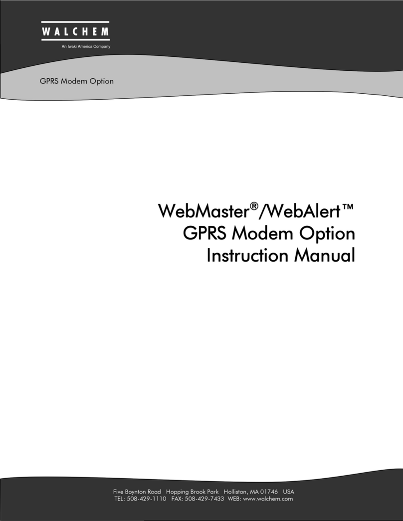 Walchem WebMaster Manuel utilisateur