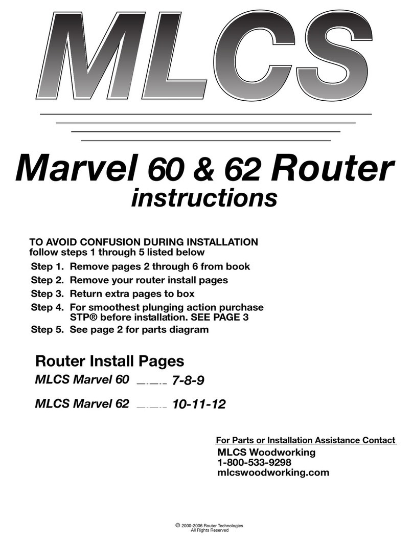 MLCS Marvel 60 Manuel utilisateur