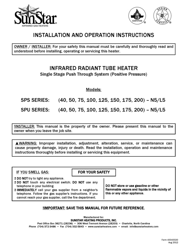 SunStar SPS SERIES Manuel utilisateur