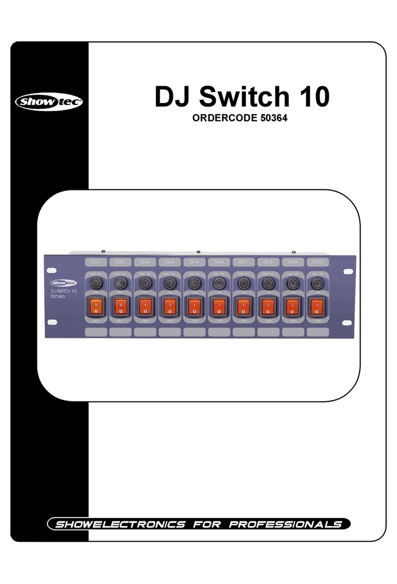 Show Tec DJ Switch 10 Manuel utilisateur