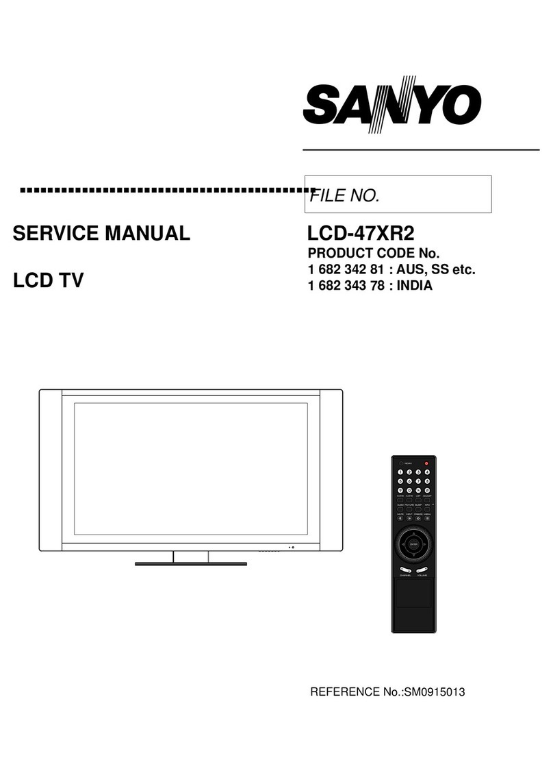 Sanyo LCD-47XR2 Manuel utilisateur