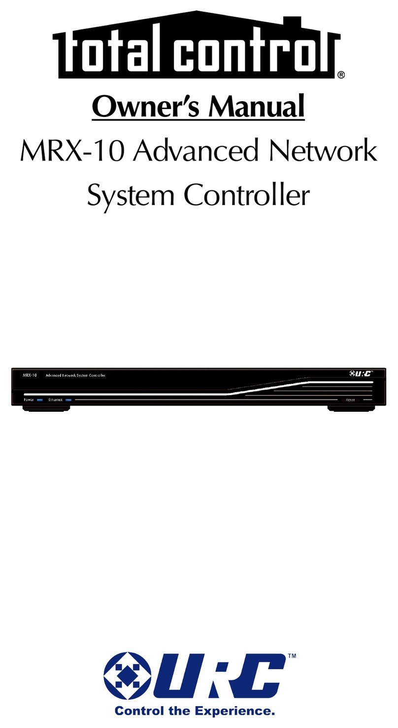 Total Control MRX-10 Manuel utilisateur