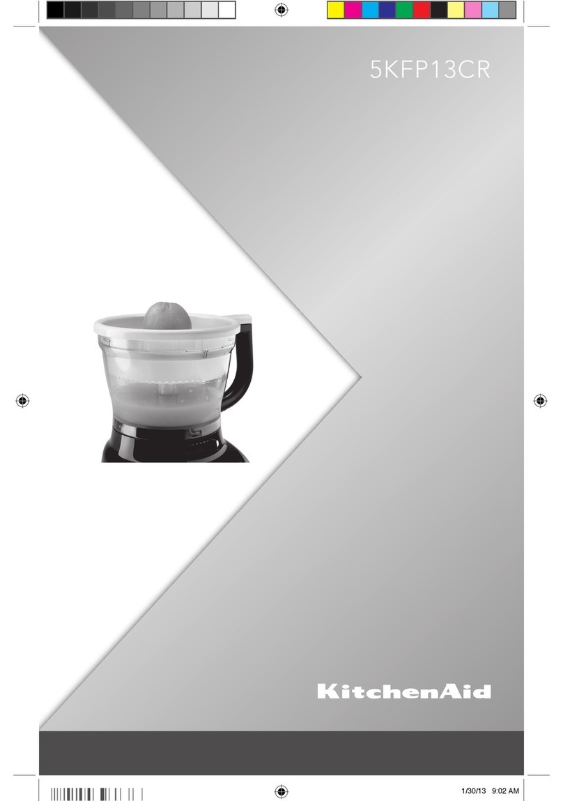 KitchenAid 5KFP13CR Manuel utilisateur