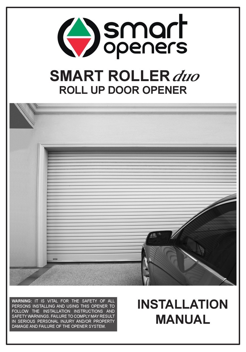 Smart Openers SMART ROLLER DUO Manuel utilisateur