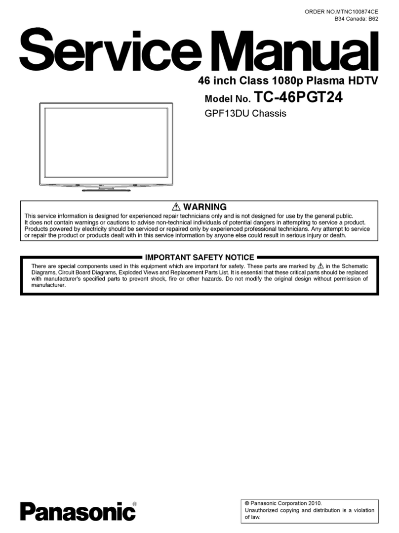 Panasonic Viera TC-46PGT24 Manuel utilisateur