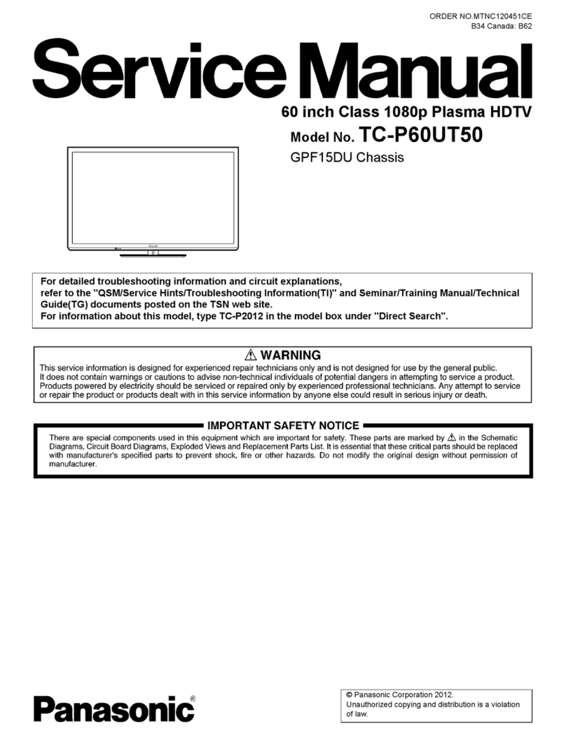 Panasonic Viera TC-P60UT50 Manuel utilisateur