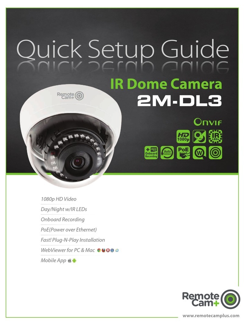 Remote cam plus 2M-DL3 Manuel utilisateur