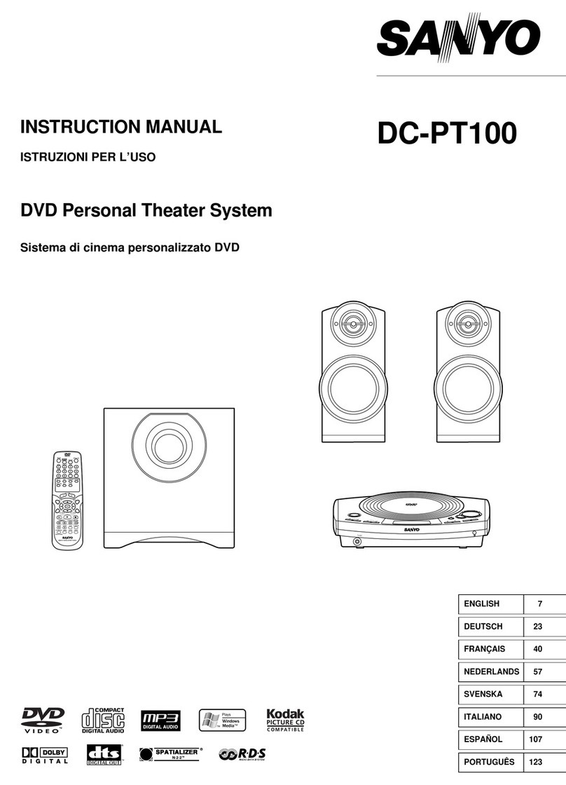 Sanyo DC-PT100 Manuel utilisateur