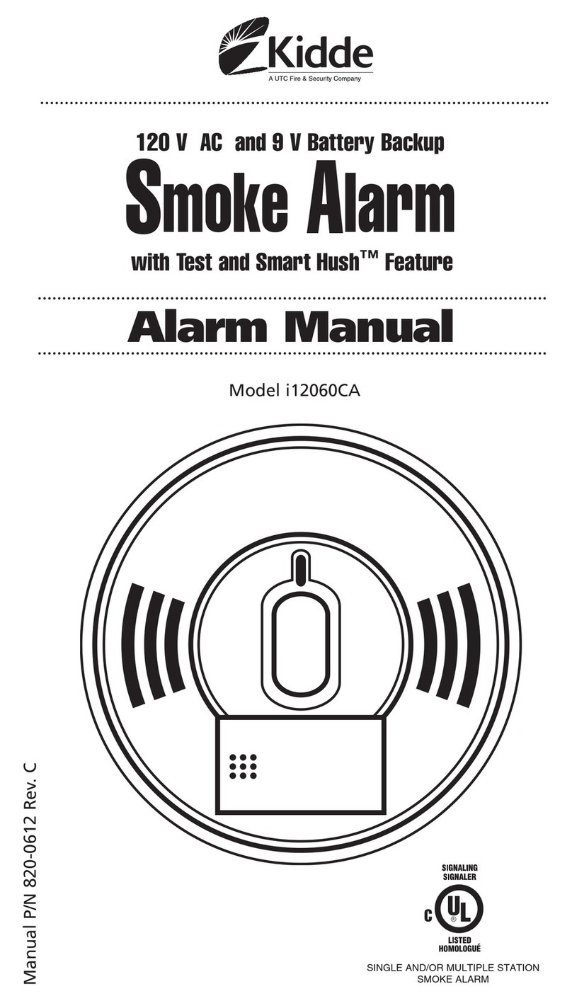 Kidde i12060CA Manuel utilisateur