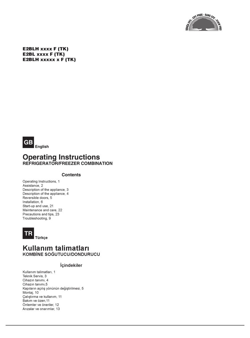 Indesit E2BLH series Manuel utilisateur
