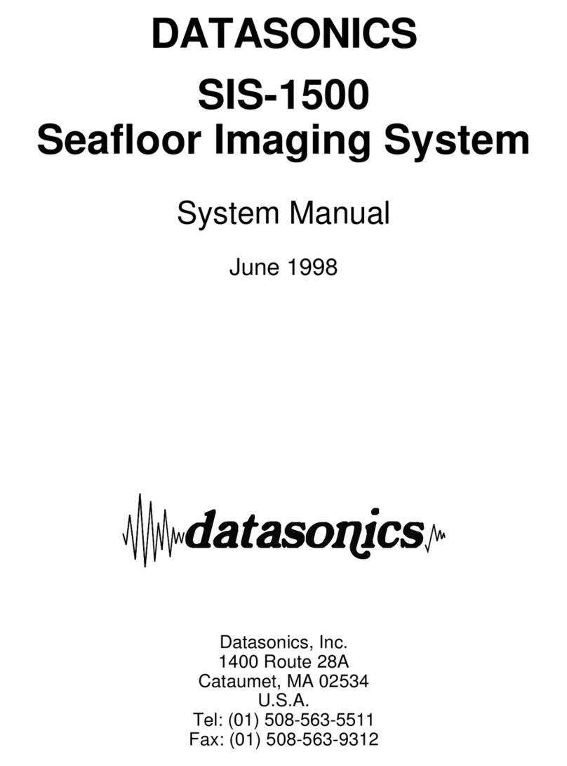 DATASONICS SIS-1500 Guide de l'utilisateur