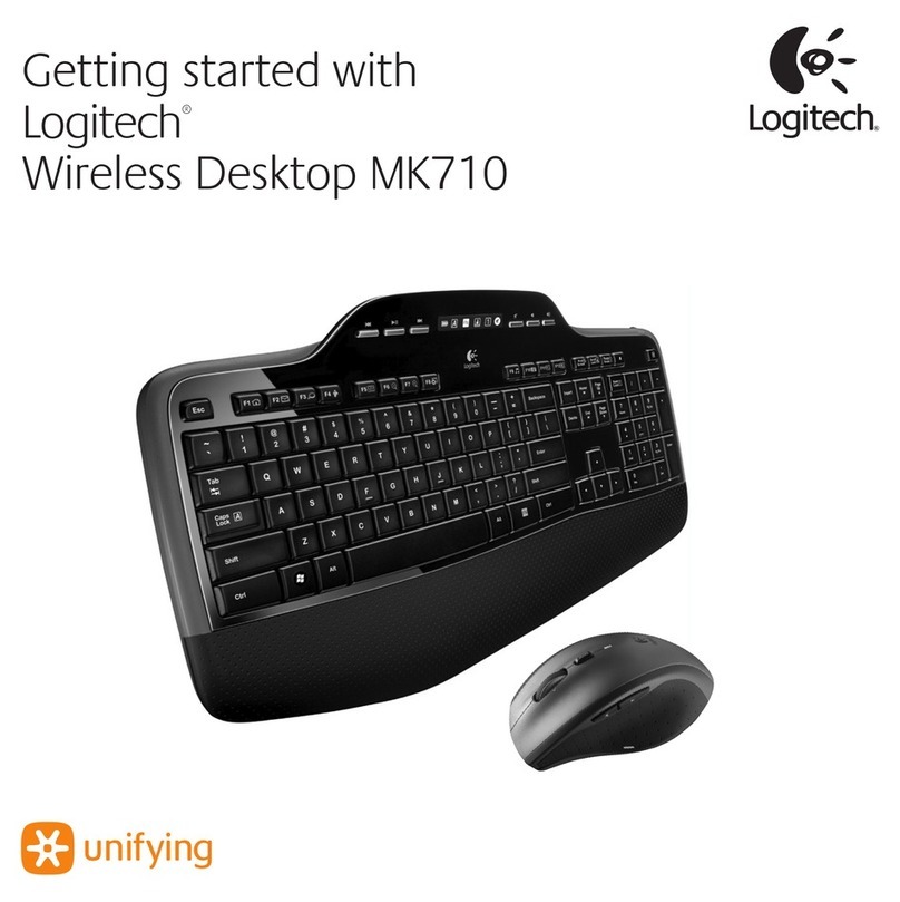 Logitech MK710 Manuel utilisateur