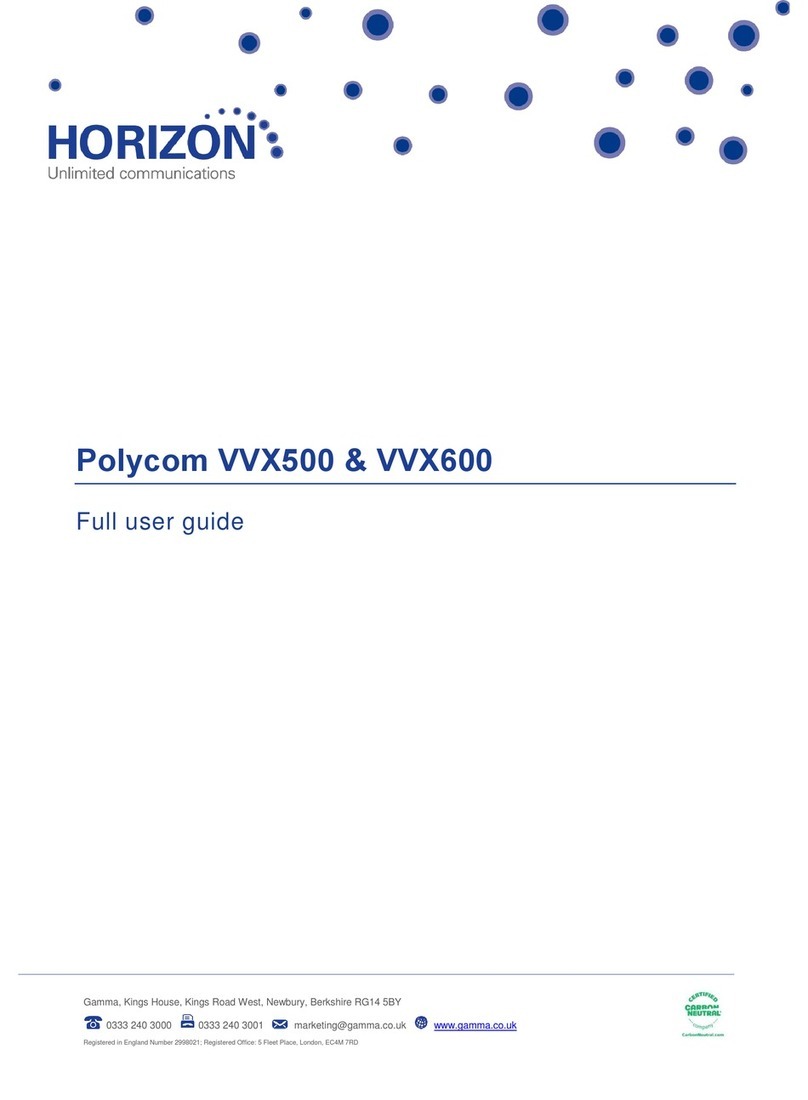 Polycom Integra VVX 500 Manuel utilisateur