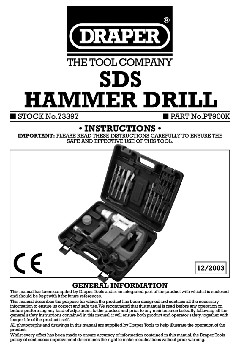 Draper PT900K Manuel utilisateur Draper PT900K Manuel utilisateur