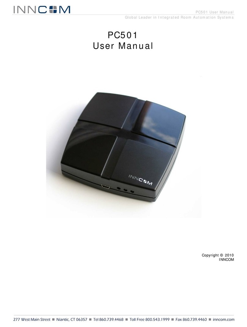Inncom PC501 Manuel utilisateur