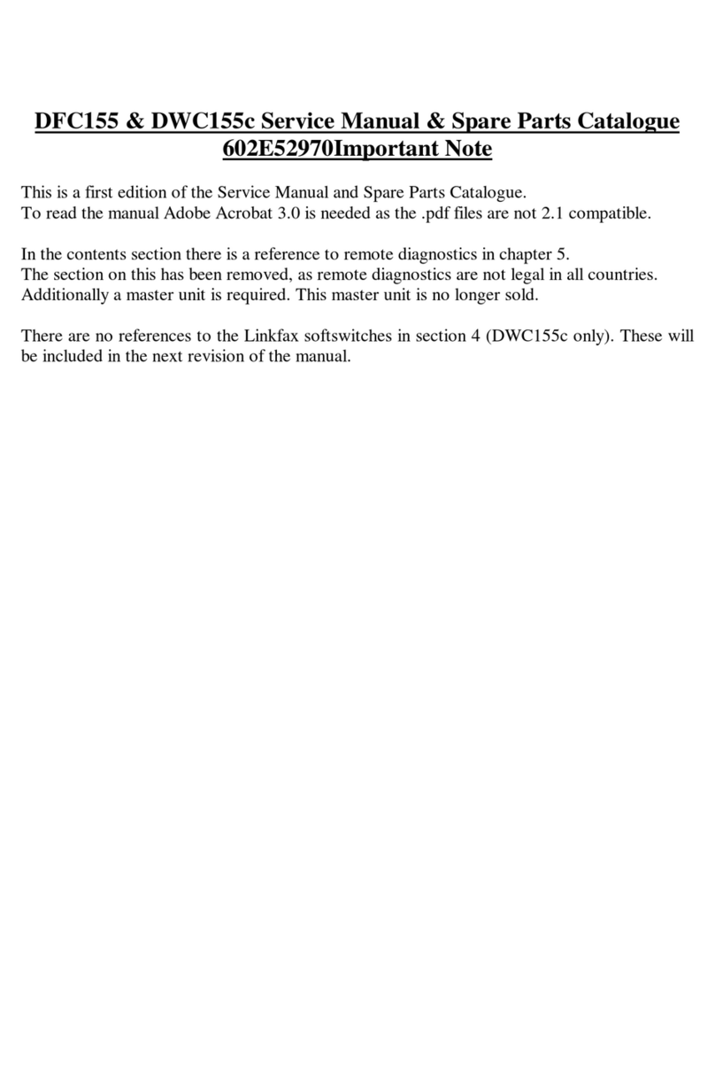 Xerox DFC155 Guide de dépannage